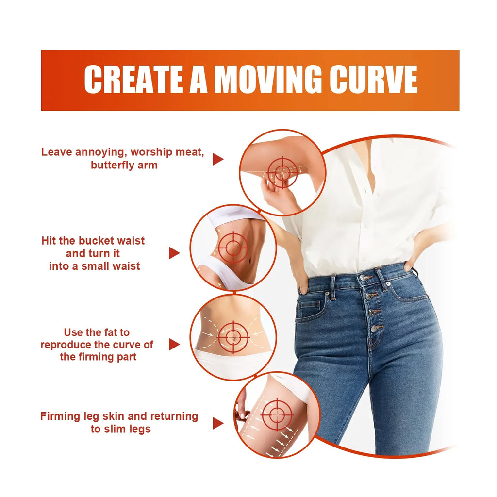 Fat Slimming Gel Firming Skin Tightening Cellulite Remove for Abdomen Waist Weight Loss Massage Beauty Health Body Shaping Cream