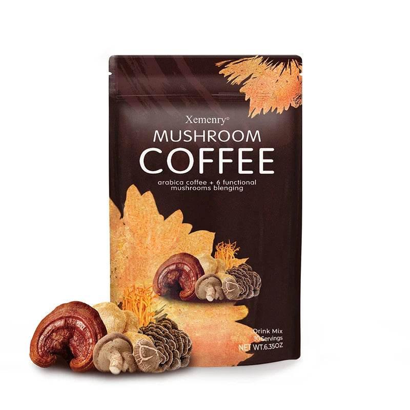 Organic Mushroom Coffee - Supports Immune, Focus, Concentration, Stress, Digestion & Energy