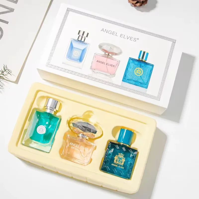 Luxury Brand Perfume Men Cologne Parfums Homme Gift Box 4Pcs Set 100ml Perfumes Masculinos Natural Floral Fruity Scent SprayLuxu