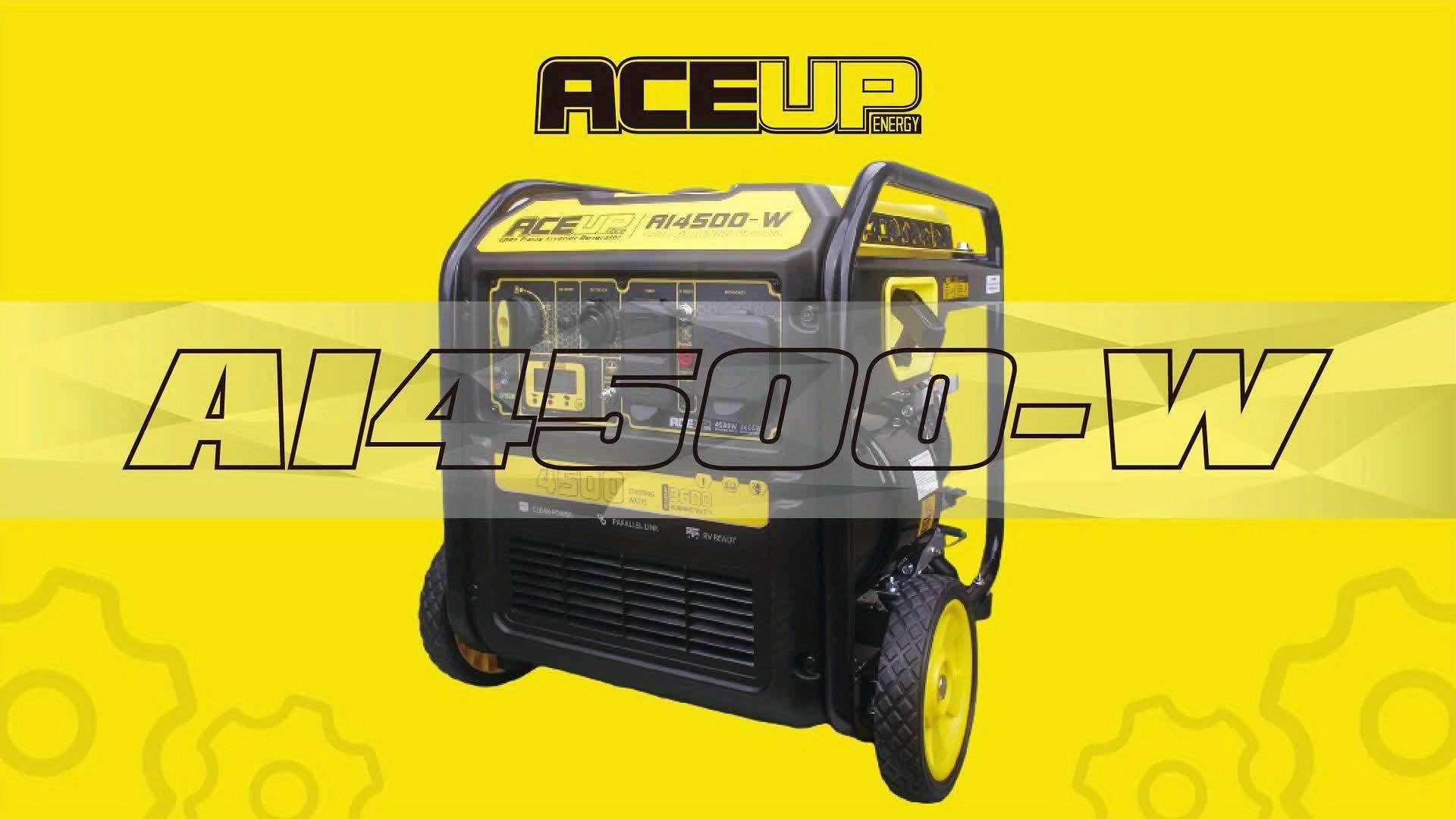 Aceup Energy 4500 Watt Gas Powered Generator, Inverter Portable Generator 223cc
