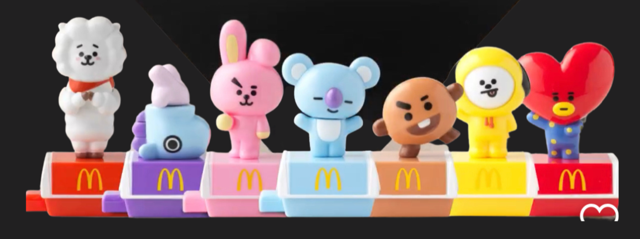 BTS x BT21 Limited Edition MDBonald's Collector Figurine