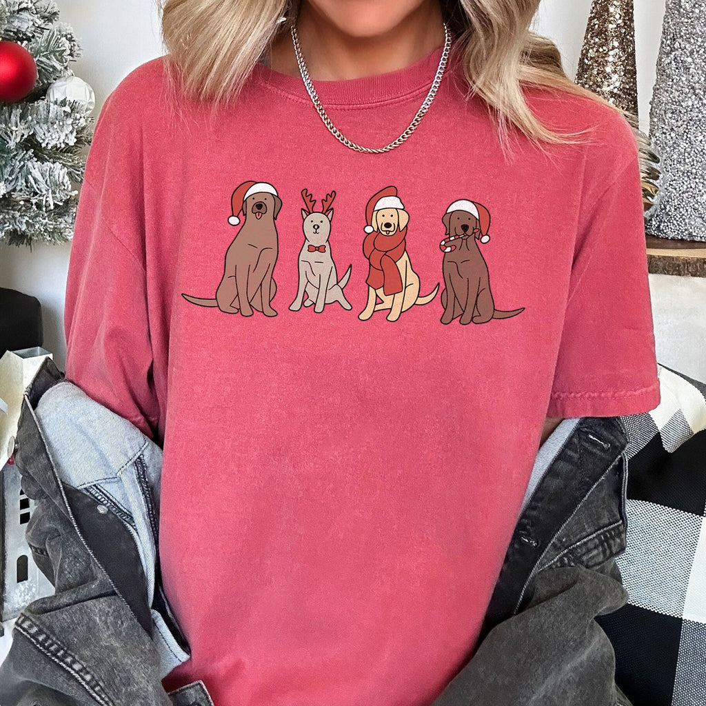 Christmas Cozy Vintage Holiday Cheer Festive Nightfall With Retro Florals And Rustic Charm Comfort Colors Tee