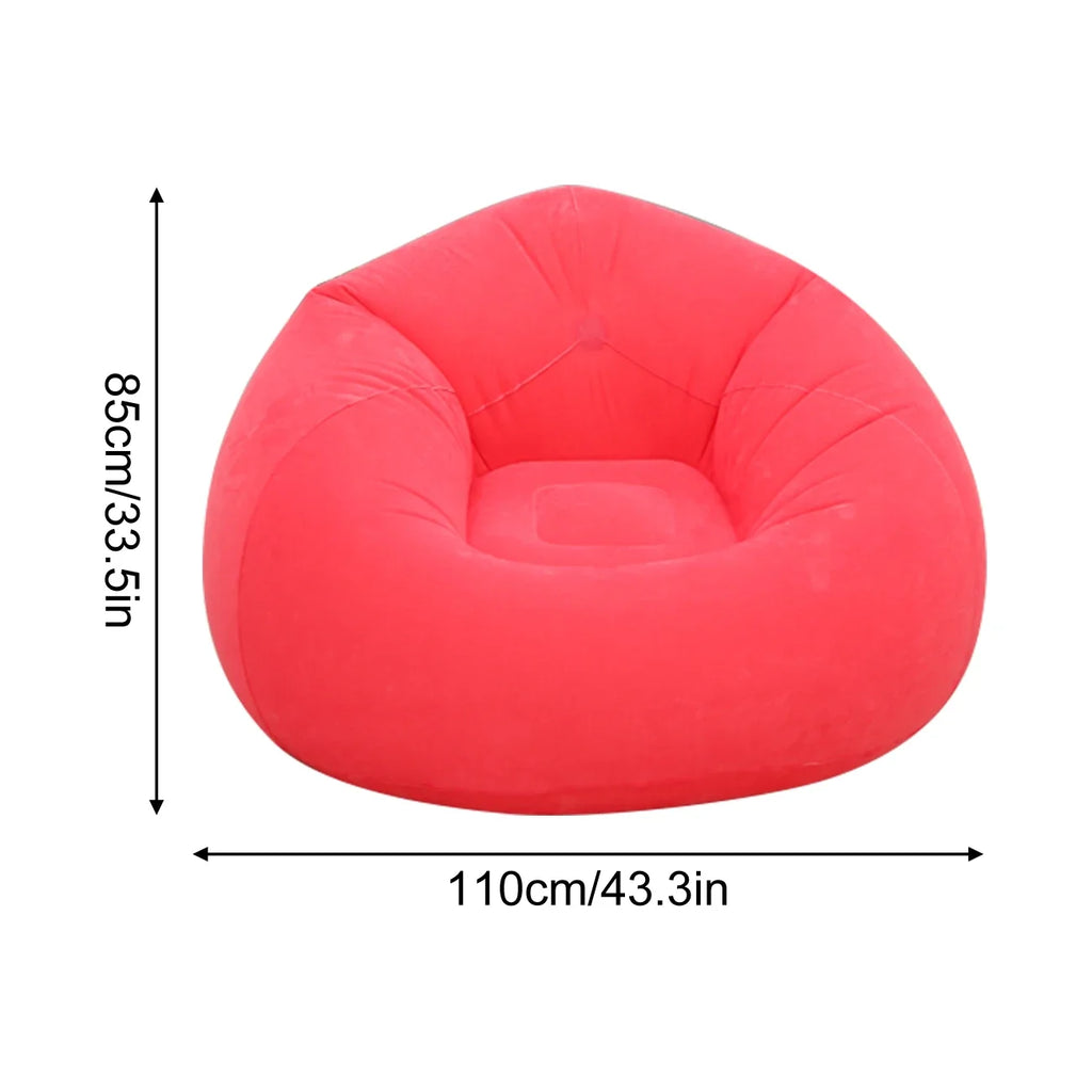 1PC Inflatable Bean Bag Chairs Outdoor Blow Up Camping Chairs