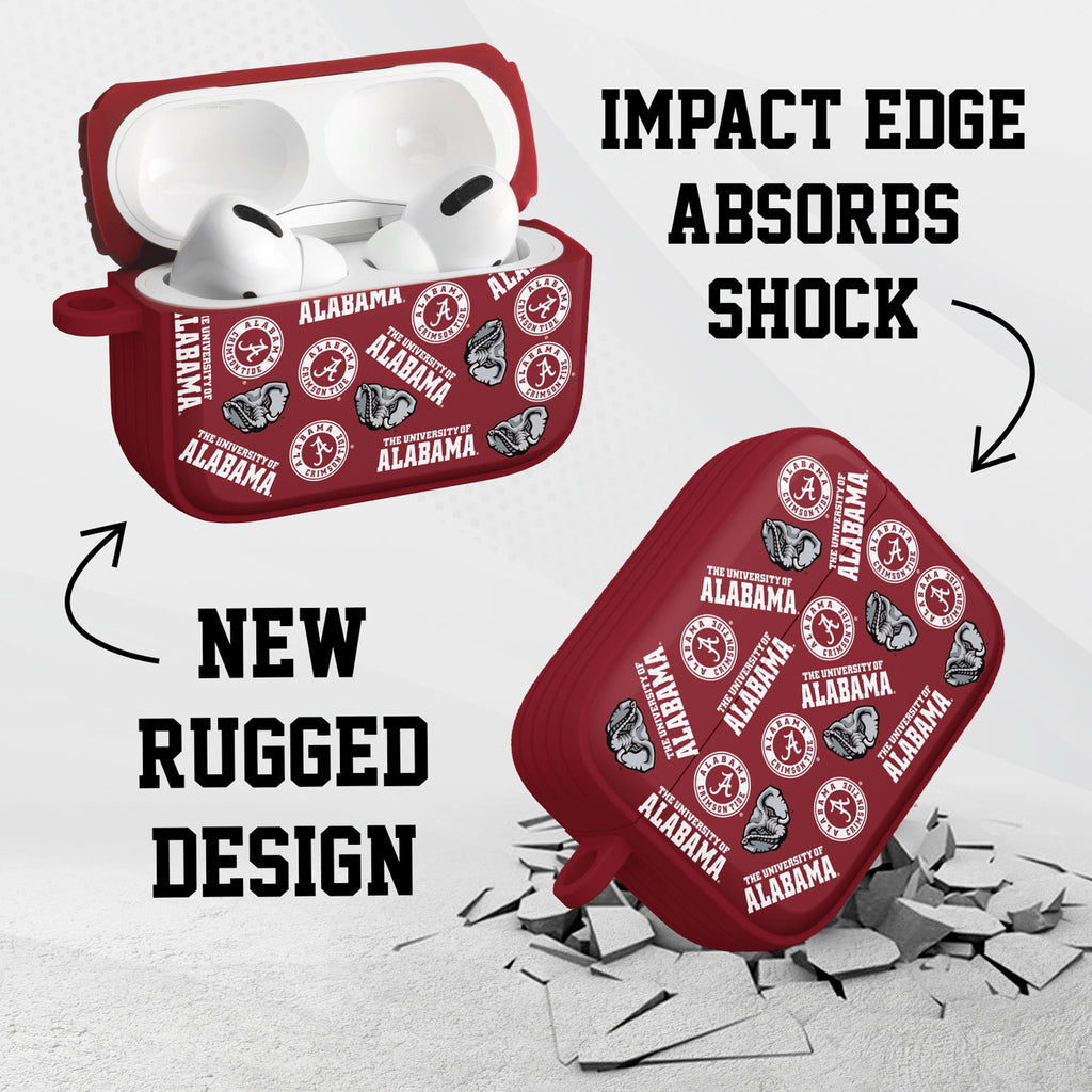 Alabama Crimson Tide HDX Apple Airpods Pro 1 & 2 Case Cover
