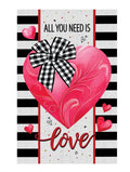 All You Need Is Love 2 Sided Garden Flag