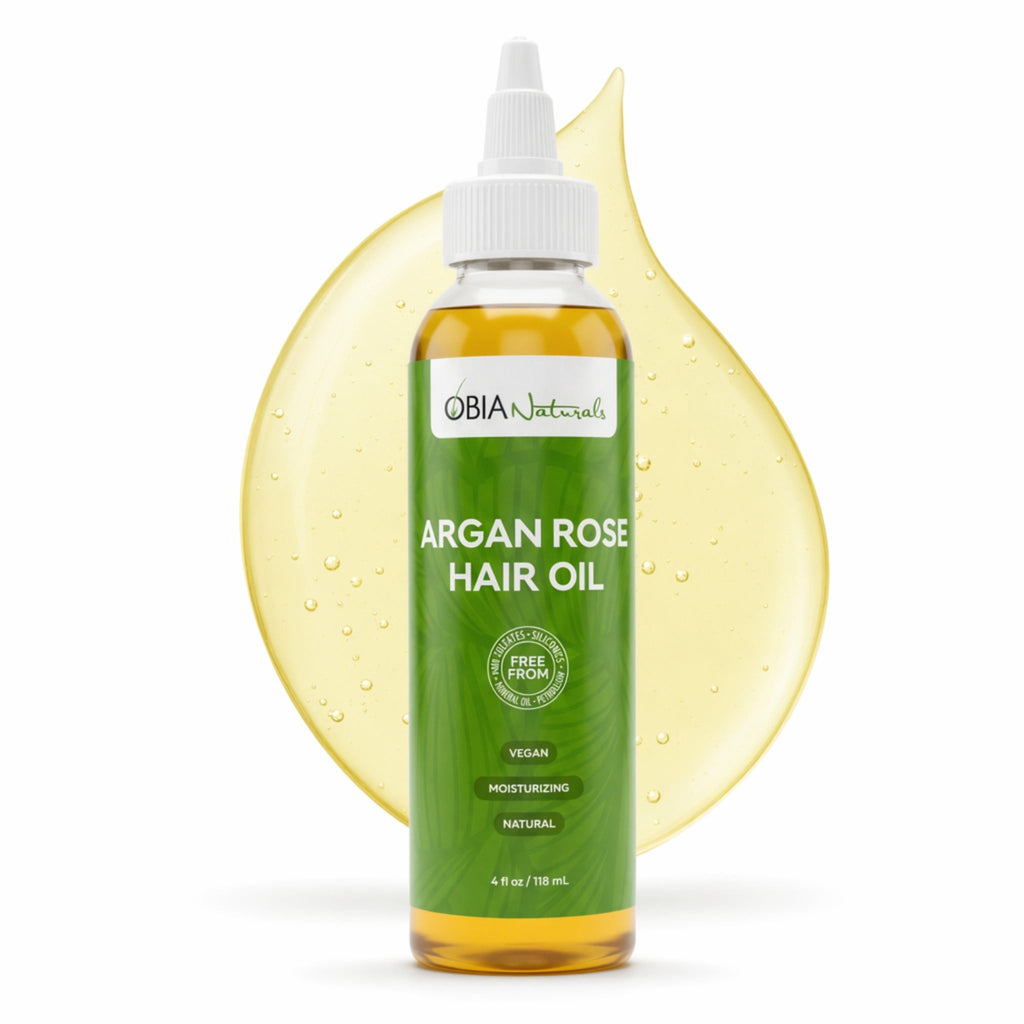 Argan Rose Hair Oil — Argan Hair Oil for Dry, Curly Hair