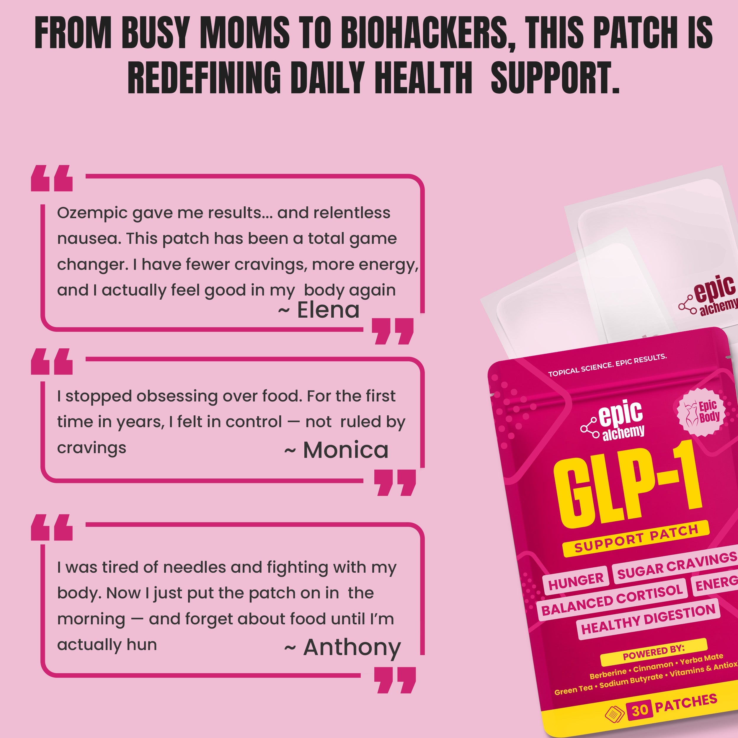 Epic Body GLP-1 Berberine + Patches
