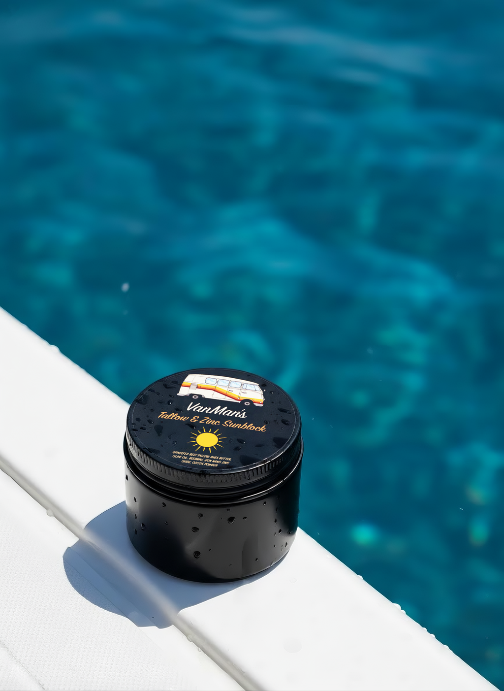 VanMan’s Tallow & Zinc SunBlock - 2 oz