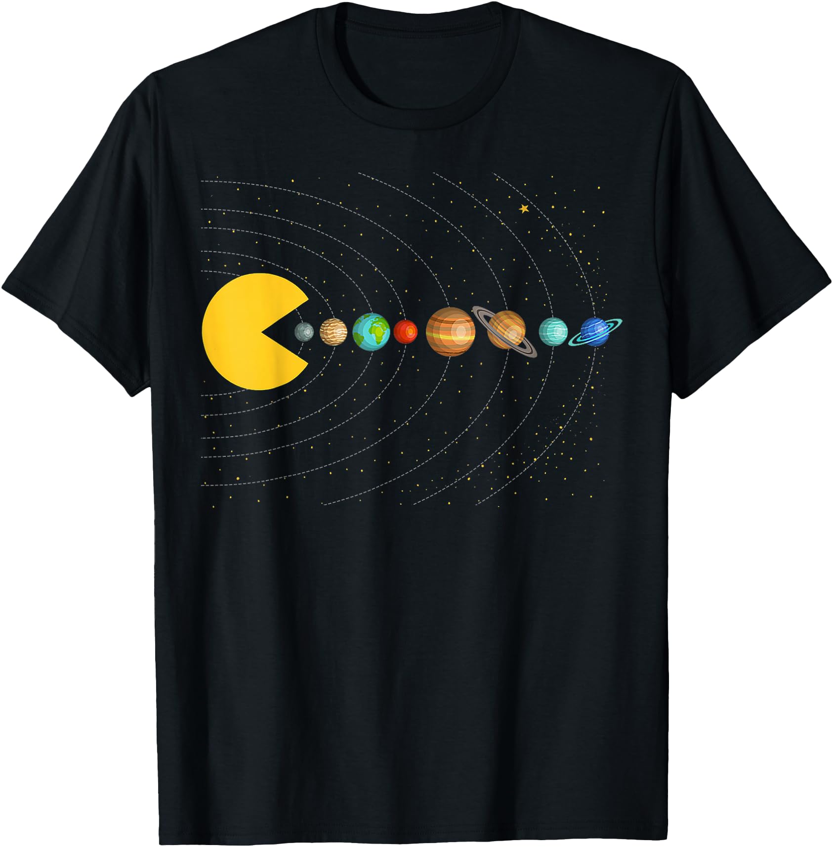 Solar System Astronomy Space Video Hoodie - Fun Novelty Design for Adults