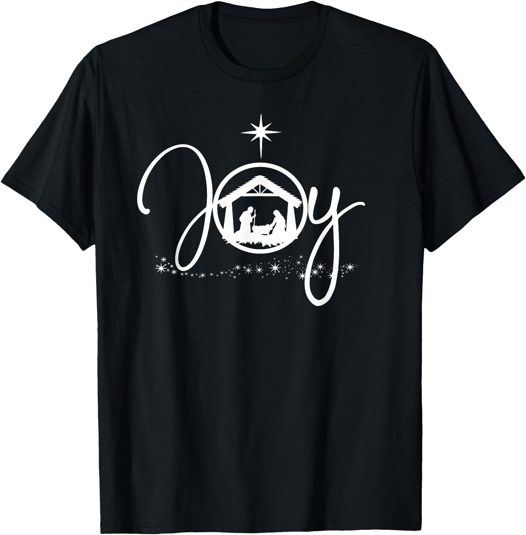 Christian Joy Jesus Nativity Scene Faith T-Shirt - Unique Graphic Unisex