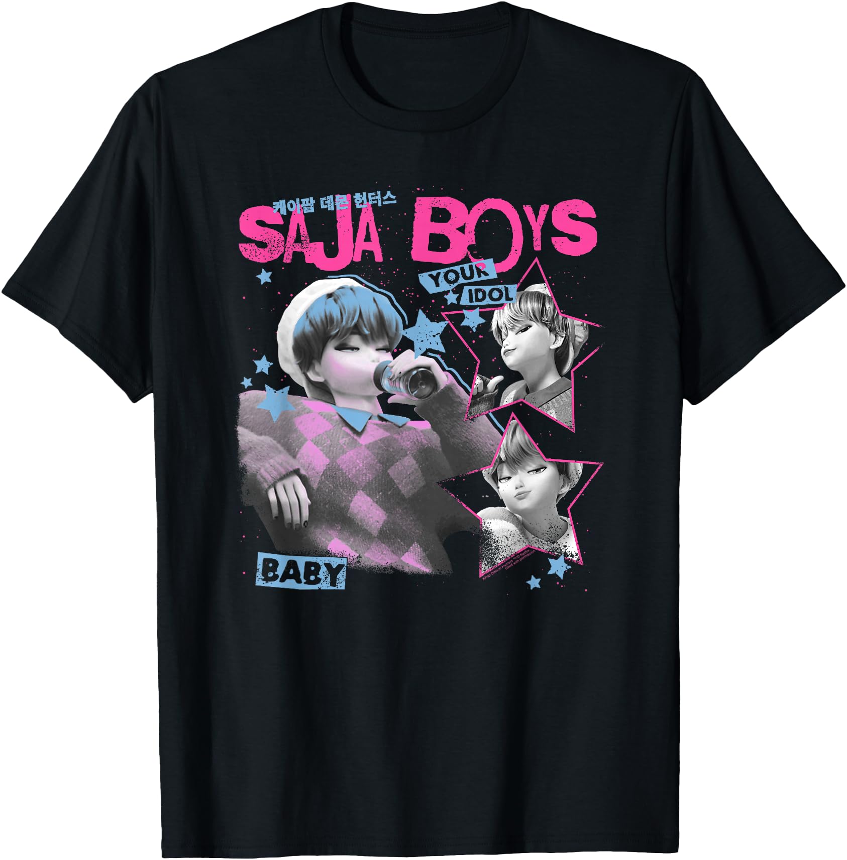 Exclusive Kpop Demon Hunters T-Shirt - Casual Everyday Wear for Adults