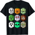 Authentic Halloween Building Brick T-Shirt - Novelty Apparel Men Women