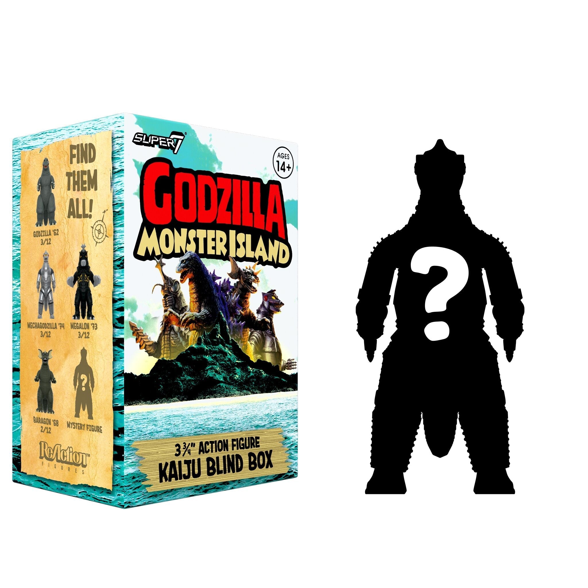 Super7 x Toho Blind Box Wave 07 (Monster Island) - Blind Box Flat