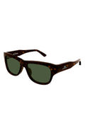 BALENCIAGA Logo Square Sunglasses - 56mm Lenses