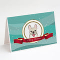 French Bulldog Merry Christmas Greeting Cards Pack of 8 Blank Cards with Envelopes Whimsical A7 Size 5x7