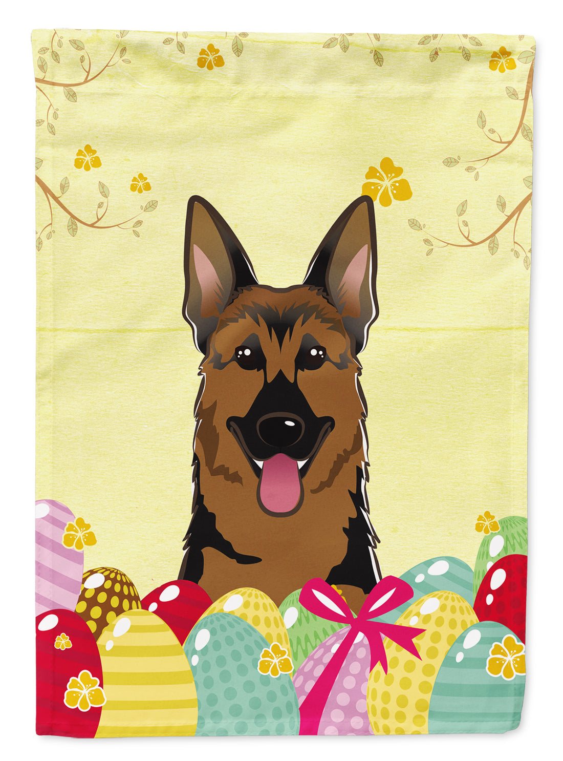 German Shepherd Easter Egg Hunt Garden Flag Mailbox Decorative Yard Banner Outside Patio Artwork for Flower Beds, Garden Size, Multicolor