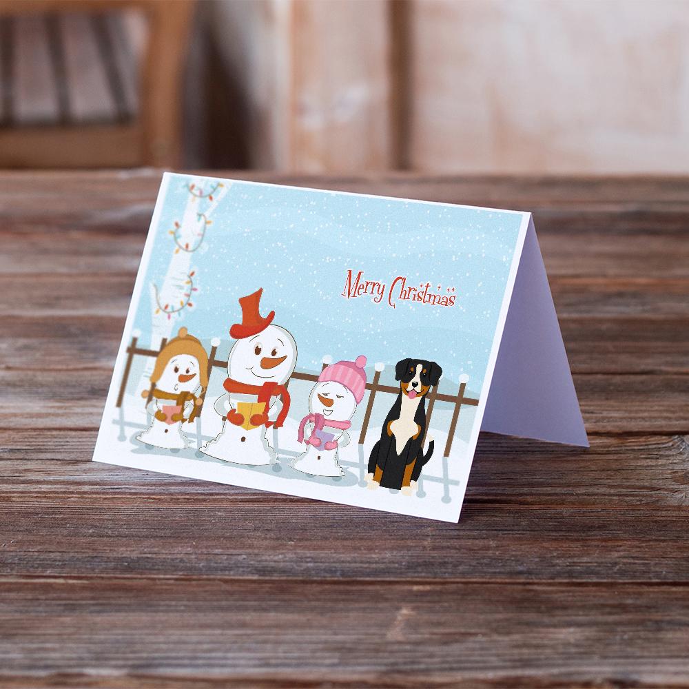 Merry Christmas Carolers Entlebucher Greeting Cards Pack of 8 Blank Cards with Envelopes Whimsical A7 Size 5x7