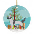 English Setter Merry Christmas Tree Ceramic Ornament Christmas Tree Hanging Decorations for Home Christmas Holiday, Party, Gift, 3 in, Multicolor
