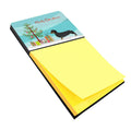 Dachshund Merry Christmas Tree Watercolor Sticky Note Holder Refillable Dispenser Desk Accessory 3x3 Pad Gift