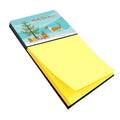 American Foxhound Merry Christmas Tree Watercolor Sticky Note Holder Refillable Dispenser Desk Accessory 3x3 Pad Gift