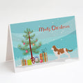 Cavalier King Charles Spaniel Merry Christmas Tree Greeting Cards Pack of 8 Blank Cards with Envelopes Whimsical A7 Size 5x7