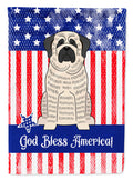 Patriotic USA Mastiff Brindle White Garden Flag Mailbox Decorative Yard Banner Outside Patio Artwork for Flower Beds, Garden Size, Multicolor