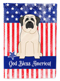 Patriotic USA Mastiff White Garden Flag Mailbox Decorative Yard Banner Outside Patio Artwork for Flower Beds, Garden Size, Multicolor
