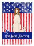 Patriotic USA Borzoi Garden Flag Mailbox Decorative Yard Banner Outside Patio Artwork for Flower Beds, Garden Size, Multicolor