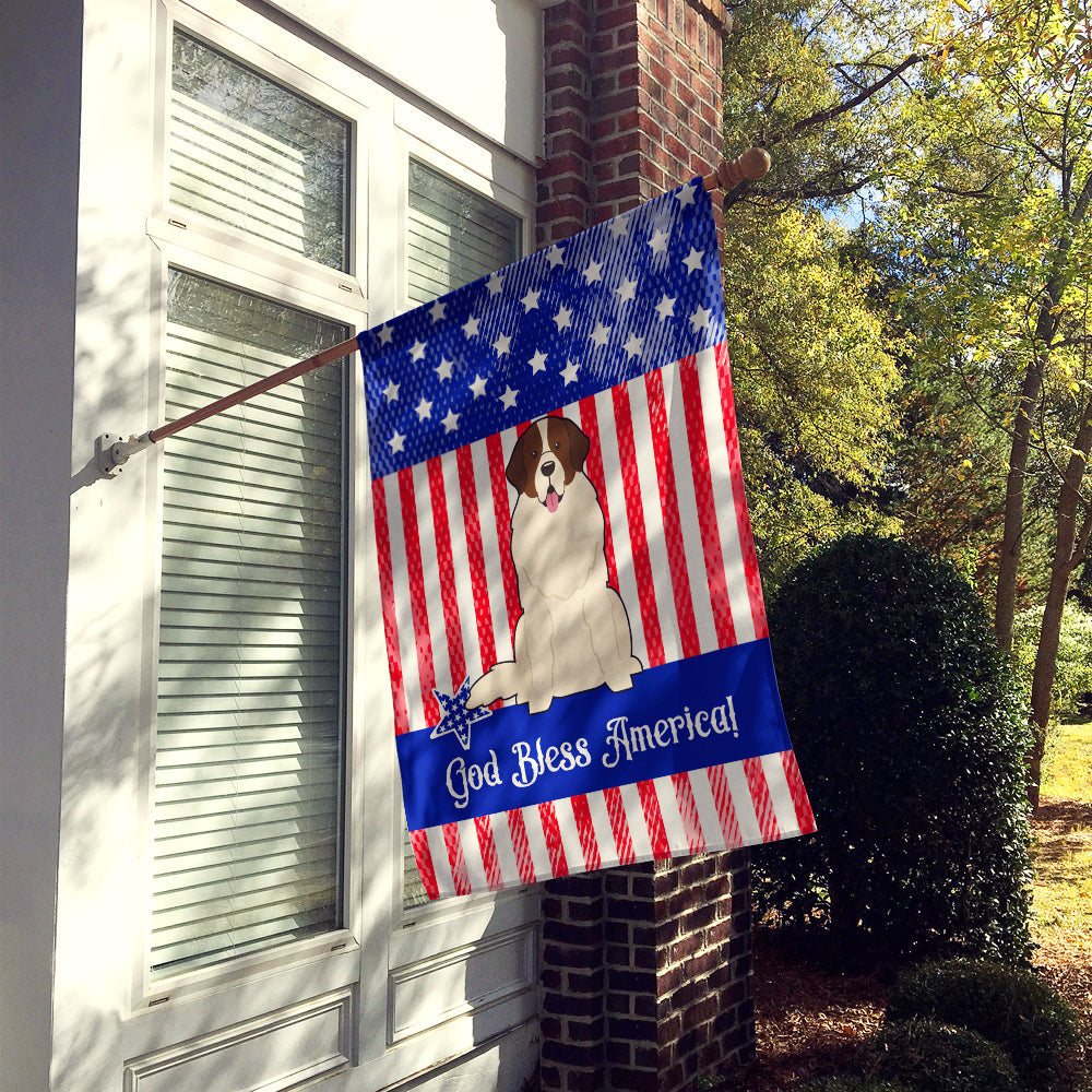 Patriotic USA Moscow Watchdog House Flag 28x40 Porch Sleeve Pole Decorative Outside Yard Banner Artwork Wall Hanging, Polyester