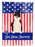 Patriotic USA Russo-European Laika Spitz Garden Flag Mailbox Decorative Yard Banner Outside Patio Artwork for Flower Beds, Garden Size, Multicolor