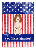 Patriotic USA Russian Spaniel Garden Flag Mailbox Decorative Yard Banner Outside Patio Artwork for Flower Beds, Garden Size, Multicolor