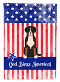 Patriotic USA Greater Swiss Mountain Dog Garden Flag Mailbox Decorative Yard Banner Outside Patio Artwork for Flower Beds, Garden Size, Multicolor
