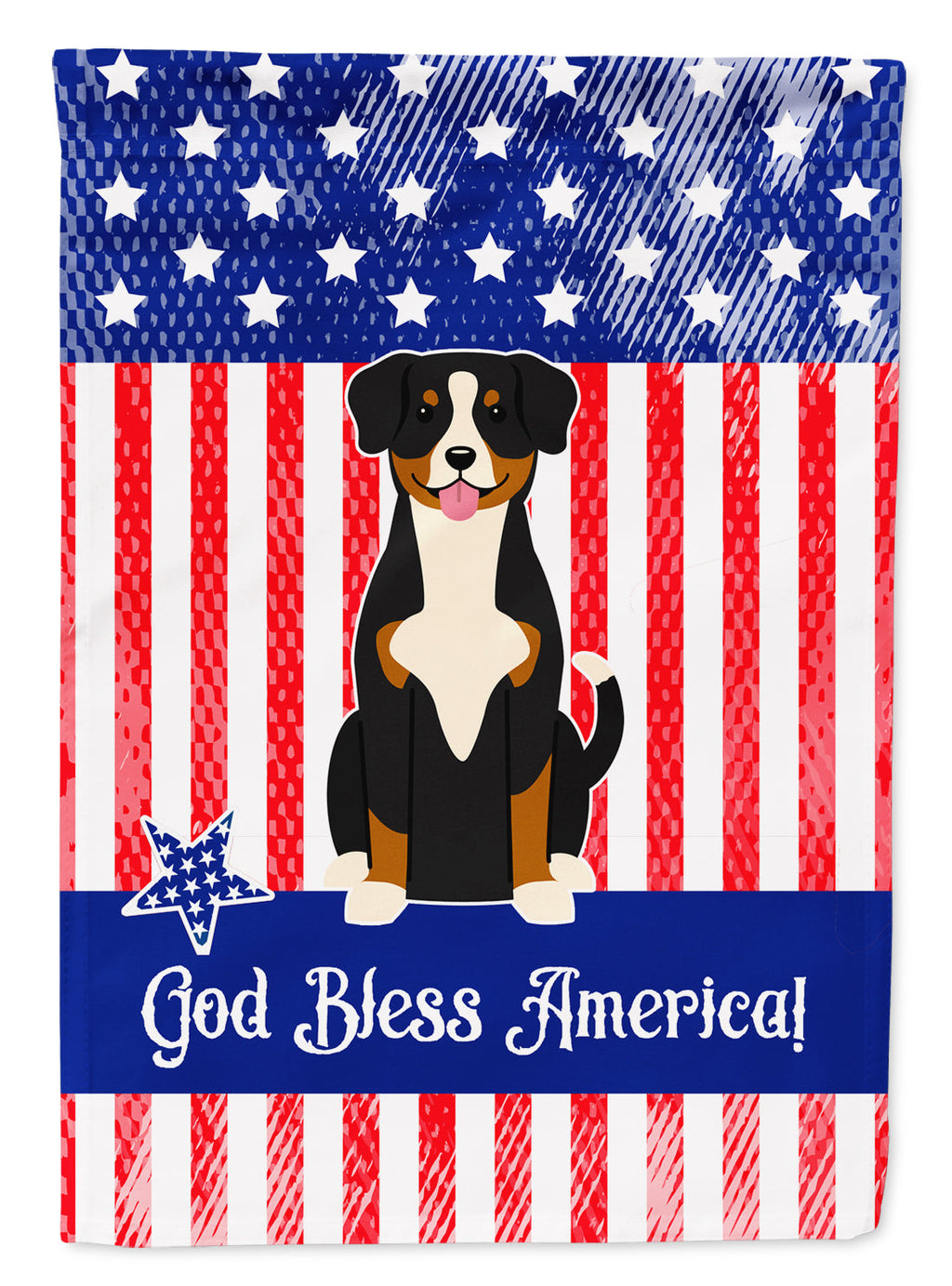 Patriotic USA Entlebucher Garden Flag Mailbox Decorative Yard Banner Outside Patio Artwork for Flower Beds, Garden Size, Multicolor