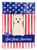 Patriotic USA Westie Garden Flag Mailbox Decorative Yard Banner Outside Patio Artwork for Flower Beds, Garden Size, Multicolor