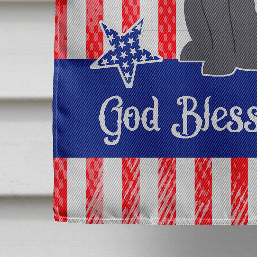 Patriotic USA Staffordshire Bull Terrier Blue House Flag 28x40 Porch Sleeve Pole Decorative Outside Yard Banner Artwork Wall Hanging, Polyester