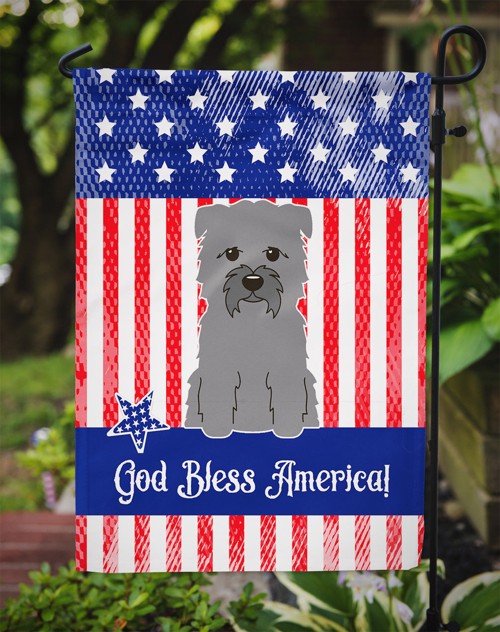 Patriotic USA Glen of Imal Grey Garden Flag Mailbox Decorative Yard Banner Outside Patio Artwork for Flower Beds, Garden Size, Multicolor