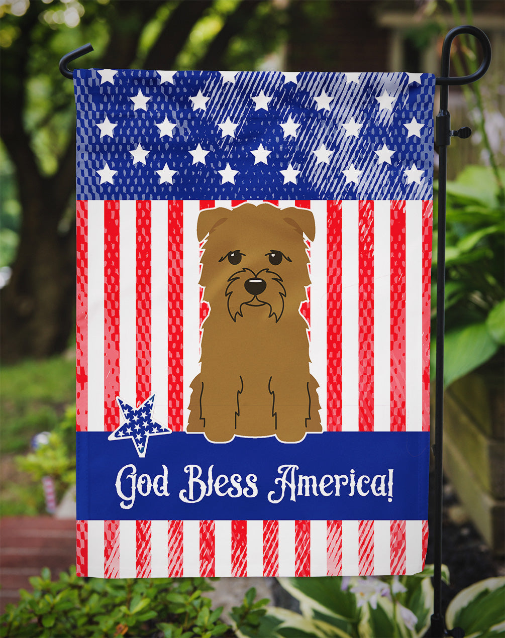 Patriotic USA Glen of Imal Tan Garden Flag Mailbox Decorative Yard Banner Outside Patio Artwork for Flower Beds, Garden Size, Multicolor