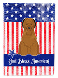 Patriotic USA Briard Brown Garden Flag Mailbox Decorative Yard Banner Outside Patio Artwork for Flower Beds, Garden Size, Multicolor