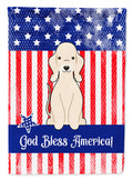 Patriotic USA Bedlington Terrier Sandy Garden Flag Mailbox Decorative Yard Banner Outside Patio Artwork for Flower Beds, Garden Size, Multicolor