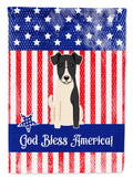 Patriotic USA Smooth Fox Terrier Garden Flag Mailbox Decorative Yard Banner Outside Patio Artwork for Flower Beds, Garden Size, Multicolor