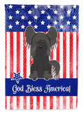 Patriotic USA Chinese Crested Black Garden Flag Mailbox Decorative Yard Banner Outside Patio Artwork for Flower Beds, Garden Size, Multicolor