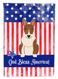 Patriotic USA Bull Terrier Brindle Garden Flag Mailbox Decorative Yard Banner Outside Patio Artwork for Flower Beds, Garden Size, Multicolor