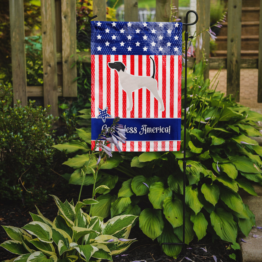 USA Patriotic English Pointer Garden Flag Mailbox Decorative Yard Banner Outside Patio Artwork for Flower Beds, Garden Size, Multicolor