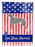 USA Patriotic Scottish Deerhound Garden Flag Mailbox Decorative Yard Banner Outside Patio Artwork for Flower Beds, Garden Size, Multicolor