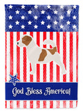 USA Patriotic Jack Russell Terrier Garden Flag Mailbox Decorative Yard Banner Outside Patio Artwork for Flower Beds, Garden Size, Multicolor