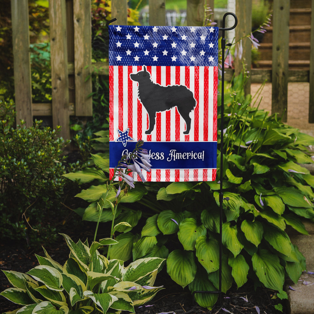 USA Patriotic Croatian Sheepdog Garden Flag Mailbox Decorative Yard Banner Outside Patio Artwork for Flower Beds, Garden Size, Multicolor