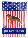 USA Patriotic German Shepherd Garden Flag Mailbox Decorative Yard Banner Outside Patio Artwork for Flower Beds, Garden Size, Multicolor