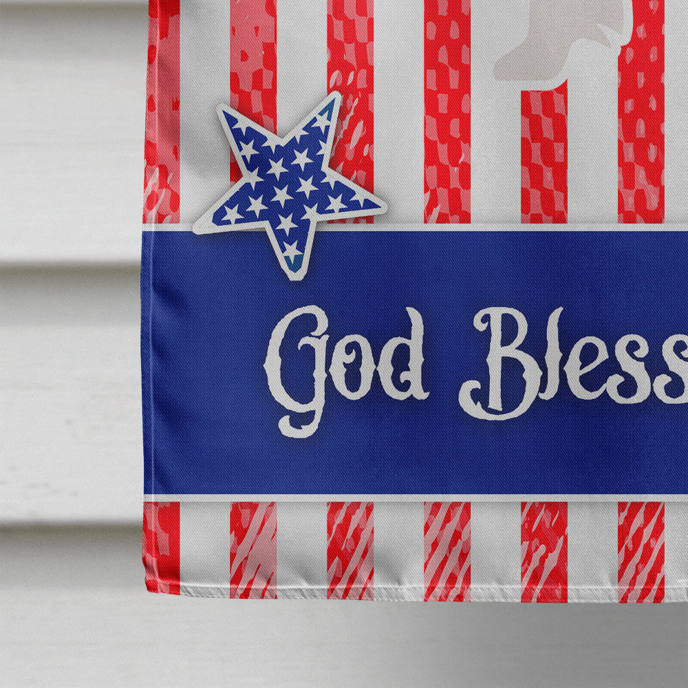 USA Patriotic Australian Shepherd Dog House Flag 28x40 Porch Sleeve Pole Decorative Outside Yard Banner Artwork Wall Hanging, Polyester