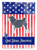 USA Patriotic Lowchen Garden Flag Mailbox Decorative Yard Banner Outside Patio Artwork for Flower Beds, Garden Size, Multicolor