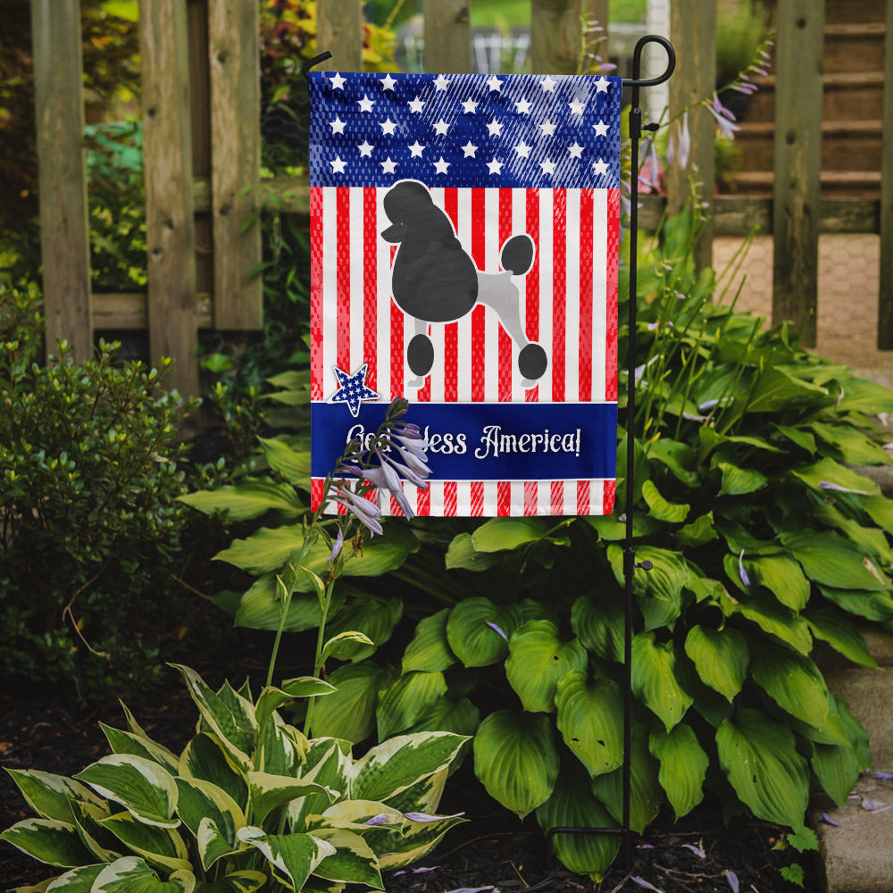USA Patriotic Poodle Garden Flag Mailbox Decorative Yard Banner Outside Patio Artwork for Flower Beds, Garden Size, Multicolor